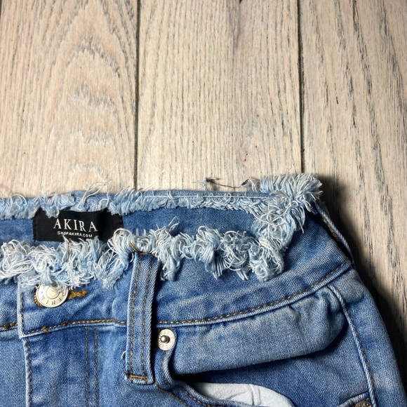 Distressed at the waist flare jeans - Picture 3 of 4